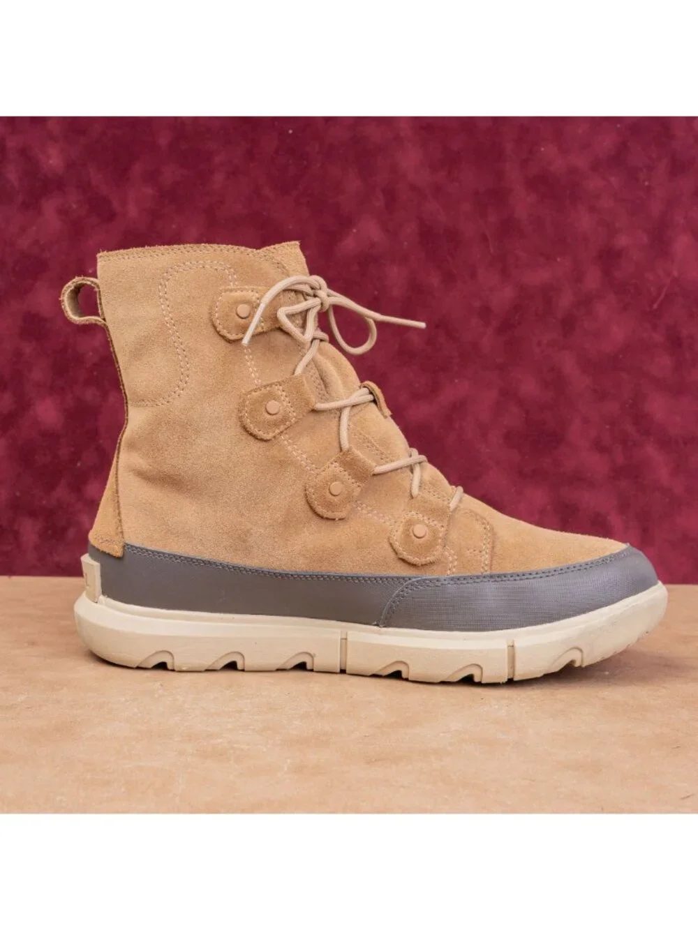 Sorel Men Explorer Drift Waterproof Brown Comfortable Suede Lace-up Boots sz 12